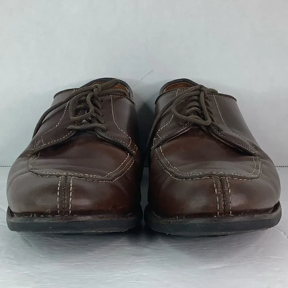 Allen Edmonds Clark Street Lace Up Oxford Men Dress Brown Leather Shoes 9